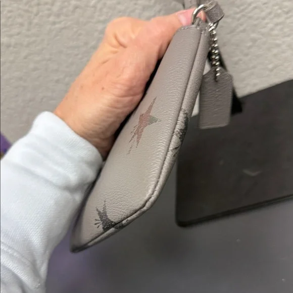 Coach Starry Gray Wristlet - Picture 6 of 8